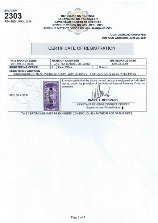 BIR Registration Image 3