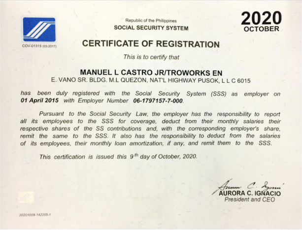 DTI Registration